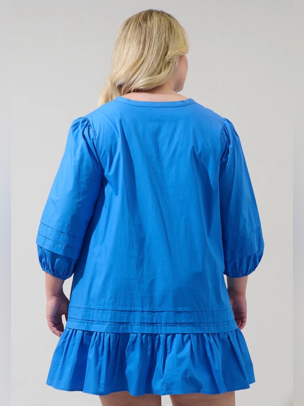 Sugarlips Velma Ruffle Shift Dress Curve - Picture 3 of 6